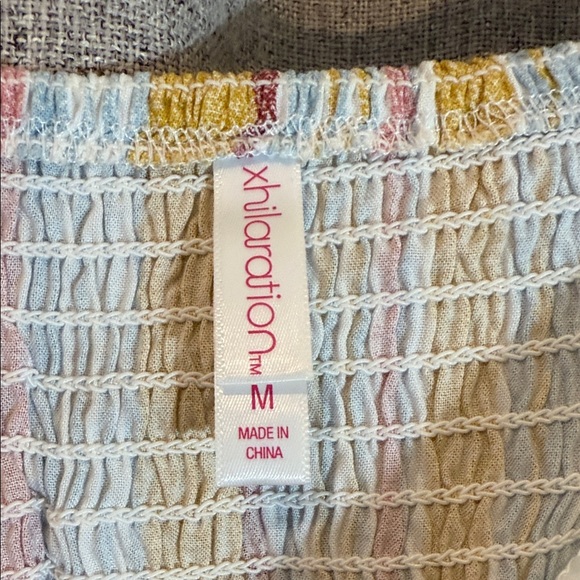 Striped Off-Shoulder Jumpsuit - Picture 2 of 3